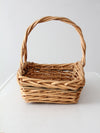 vintage gathering basket