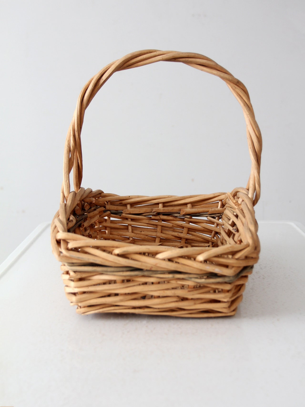 vintage gathering basket