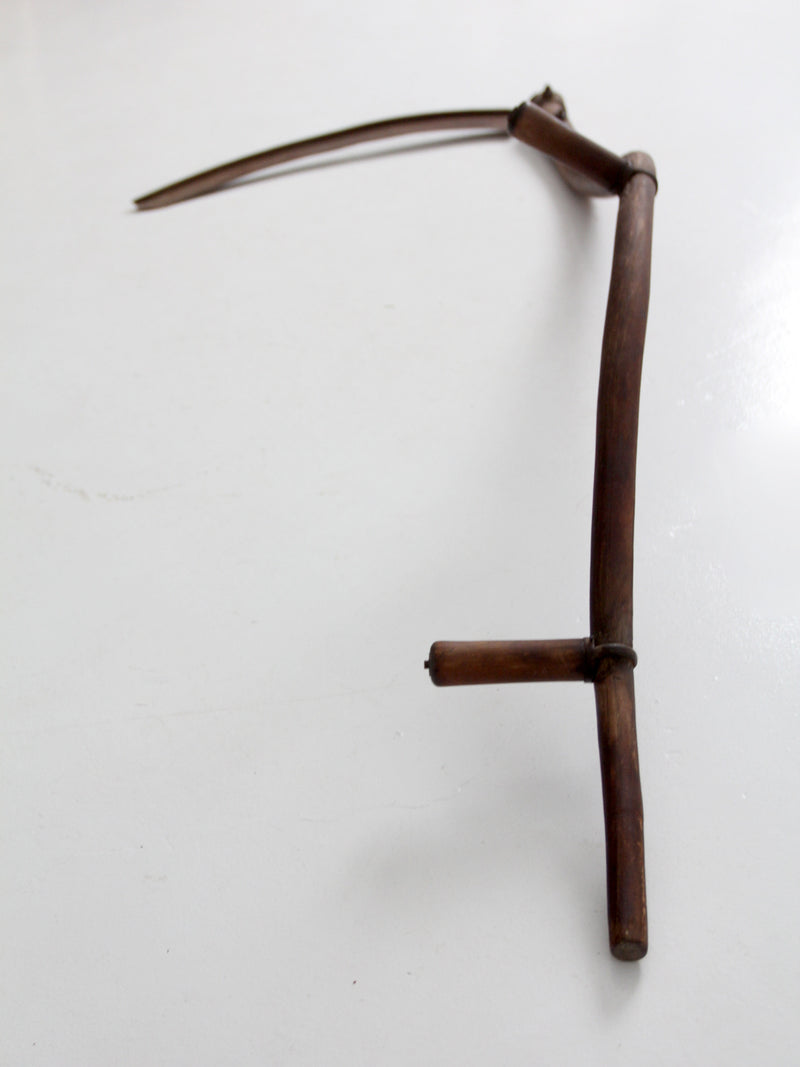 antique hay scythe