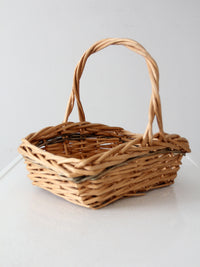vintage gathering basket