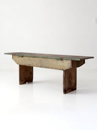 antique primitive farmhouse bench