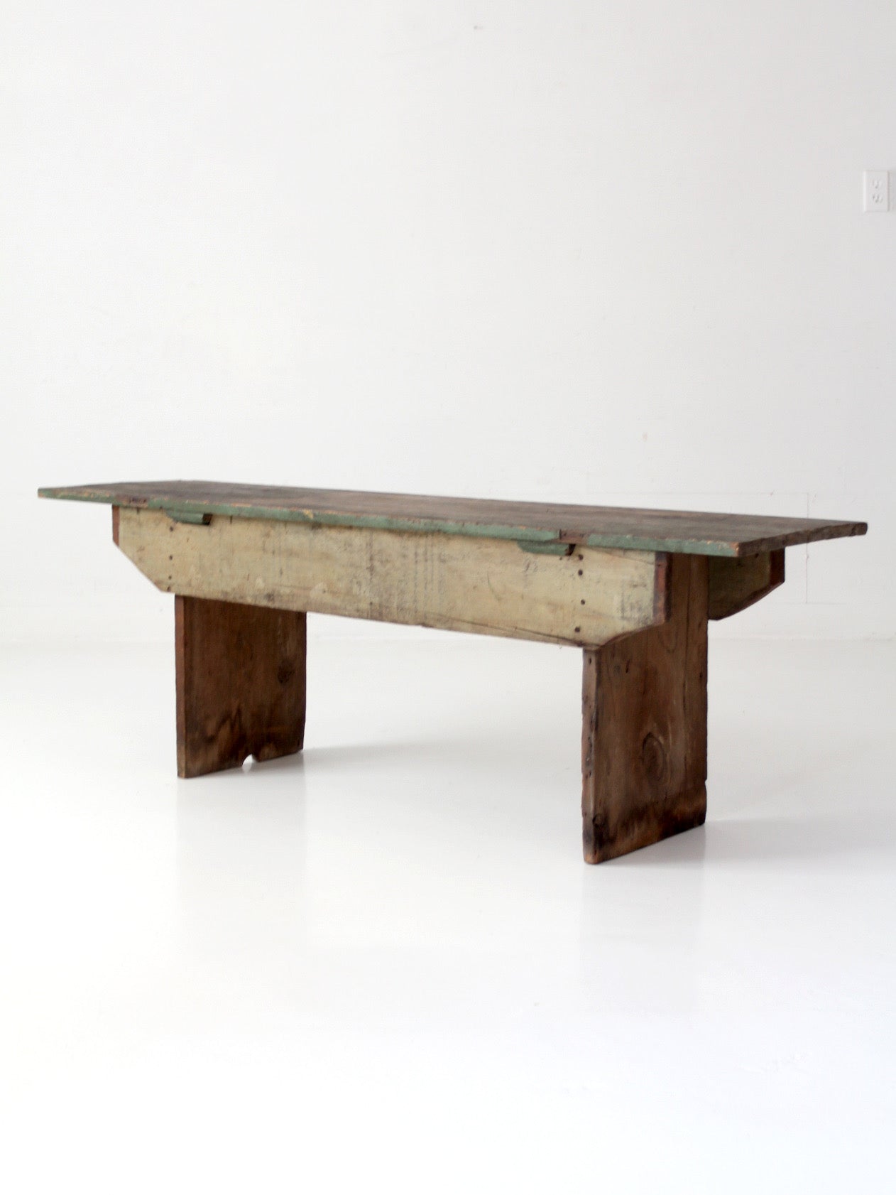 antique primitive farmhouse bench