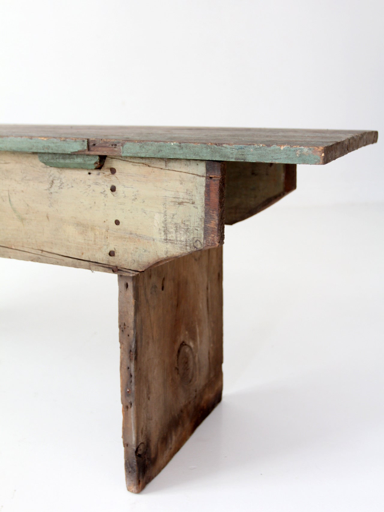 antique primitive farmhouse bench