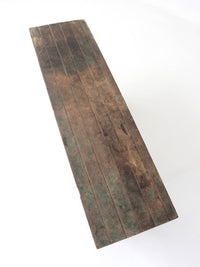 antique primitive farmhouse bench