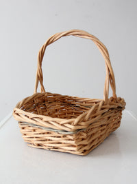 vintage gathering basket