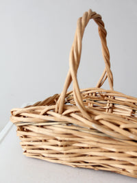 vintage gathering basket