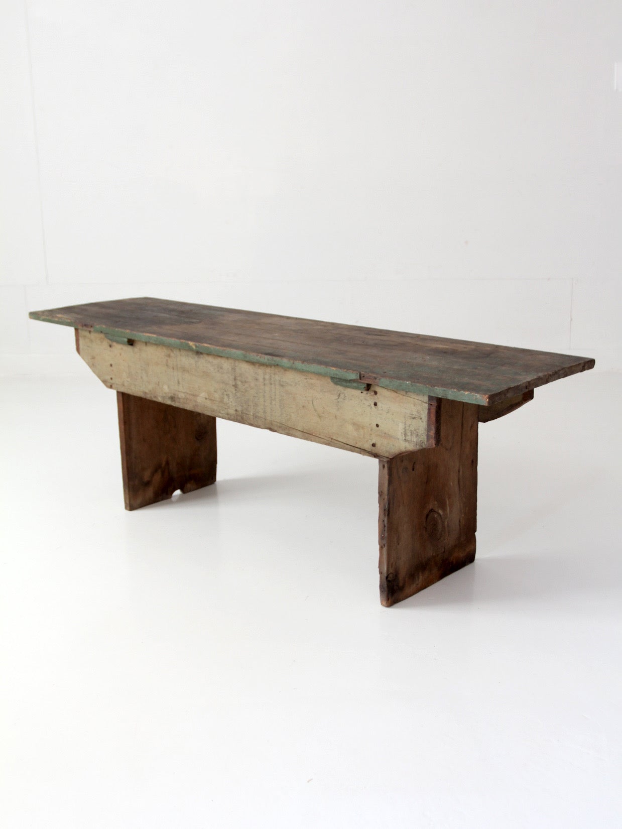antique primitive farmhouse bench