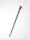 vintage hand carved moose walking stick