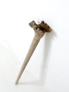 vintage hand carved moose walking stick