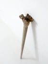 vintage hand carved moose walking stick
