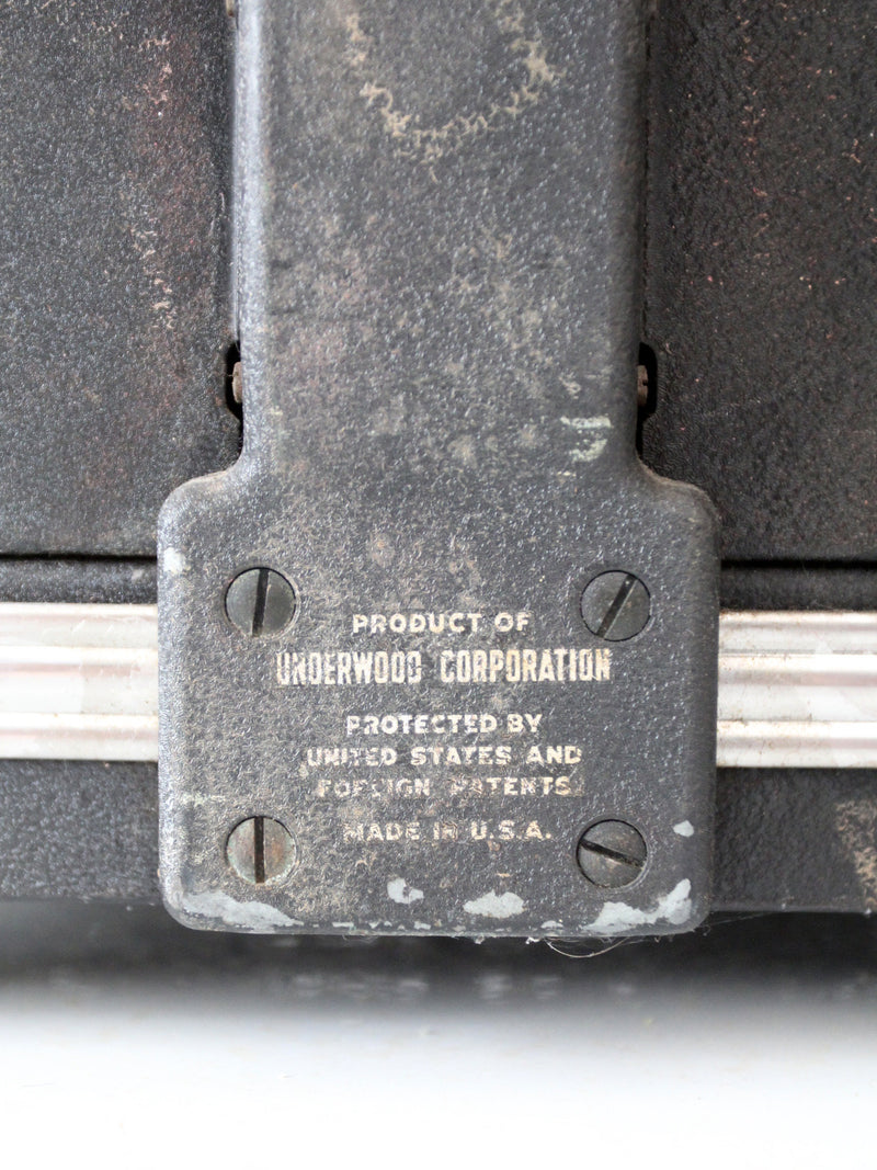 antique Underwood Standard typewriter