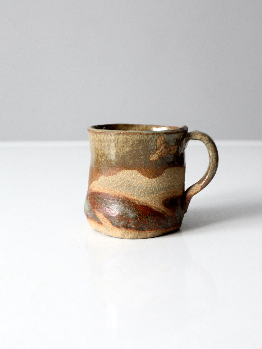 vintage studio pottery mug