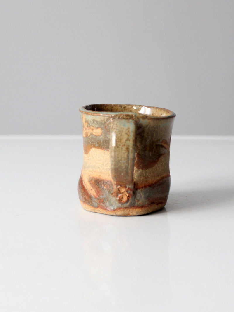 vintage studio pottery mug