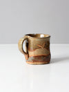 vintage studio pottery mug