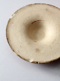 antique hand-painted stoneware cookie jar