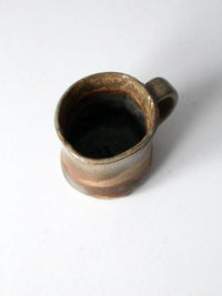 vintage studio pottery mug