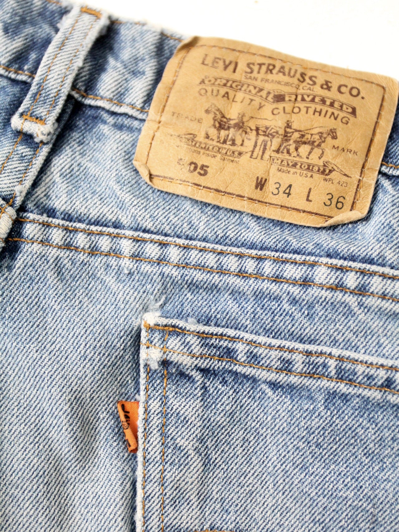 vintage 70s Levis 505 denim jeans  ⎟ 33 x 31