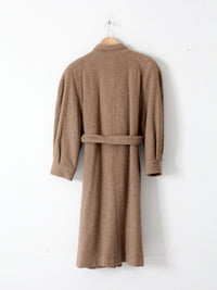 vintage 70s Oscar de la Renta overcoat