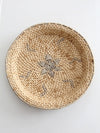 vintage woven basket tray