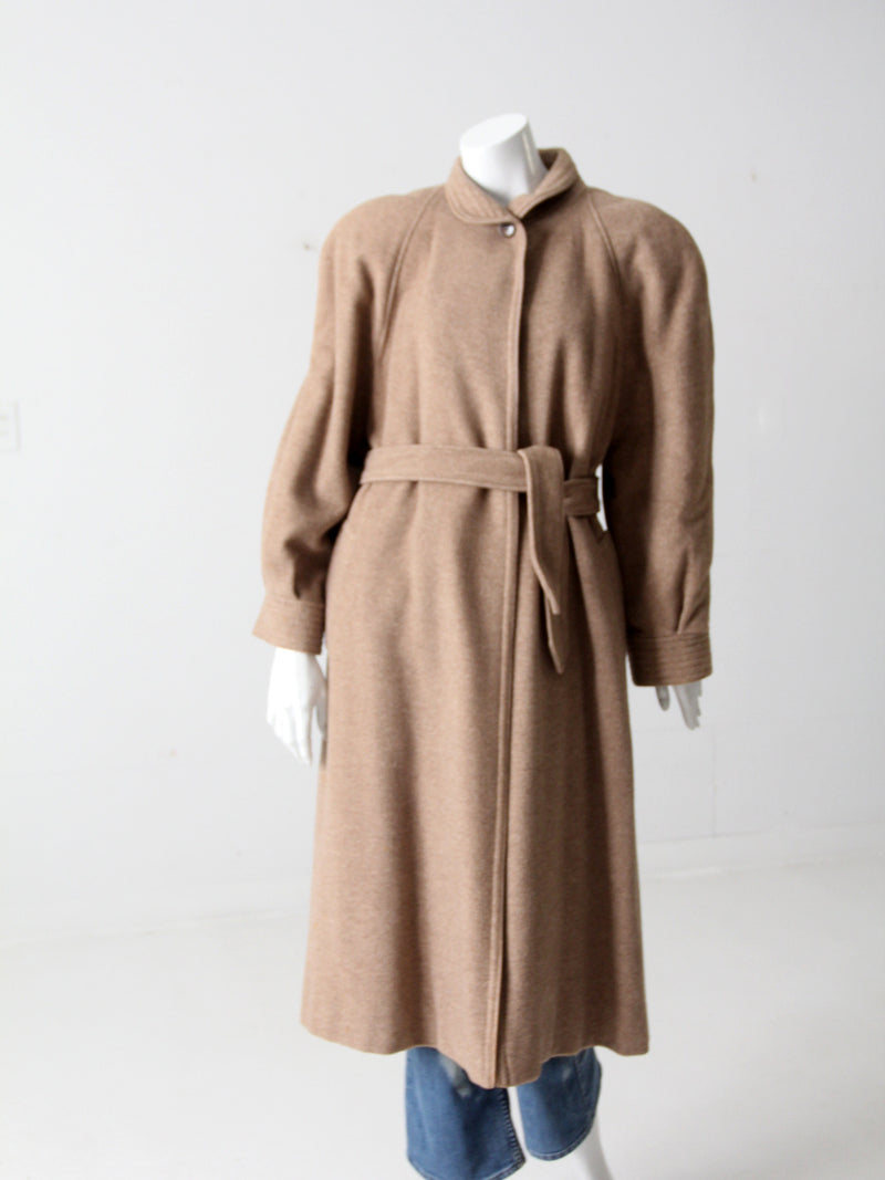 vintage 70s Oscar de la Renta overcoat