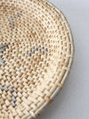 vintage woven basket tray