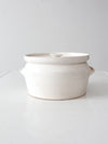 vintage studio pottery lidded bowl