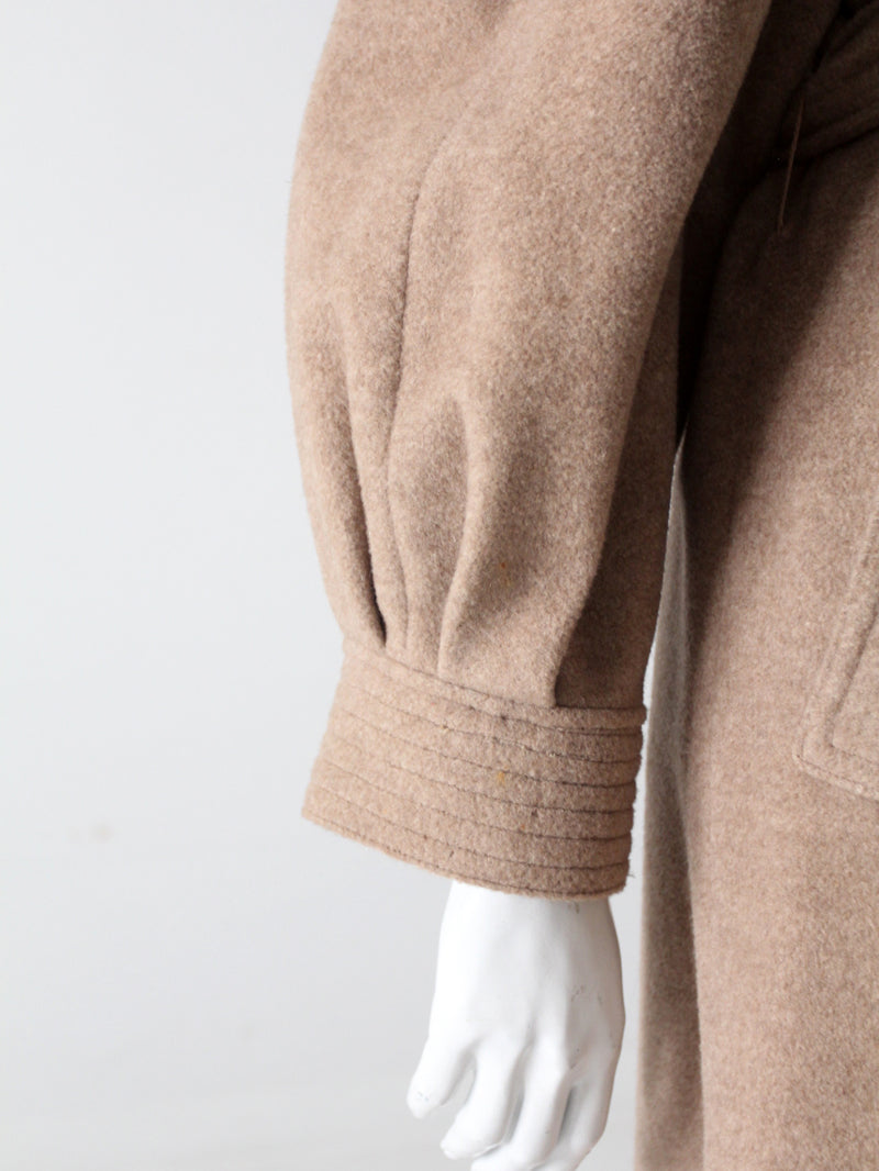 vintage 70s Oscar de la Renta overcoat