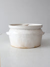 vintage studio pottery lidded bowl