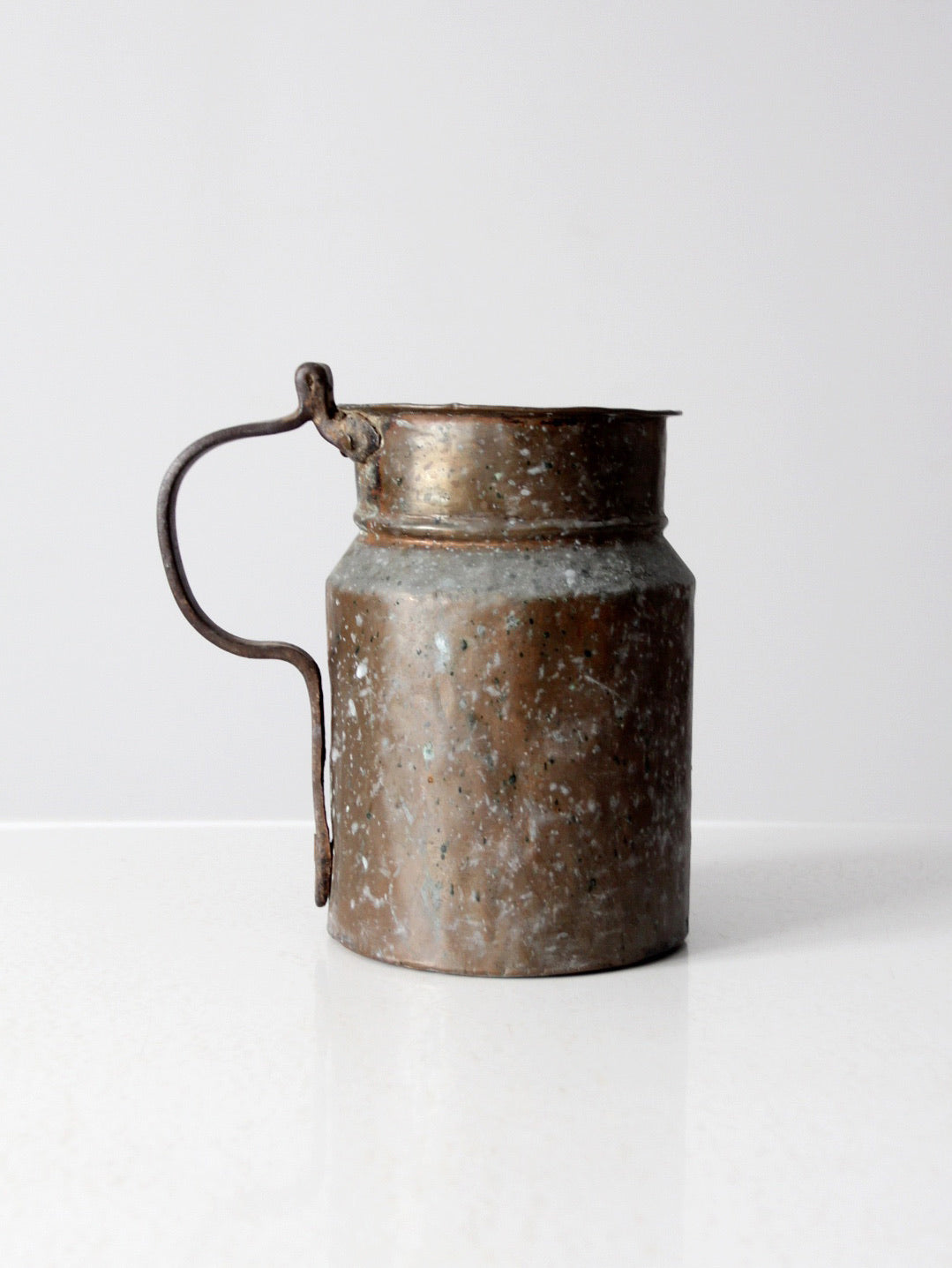 antique copper pitcher
