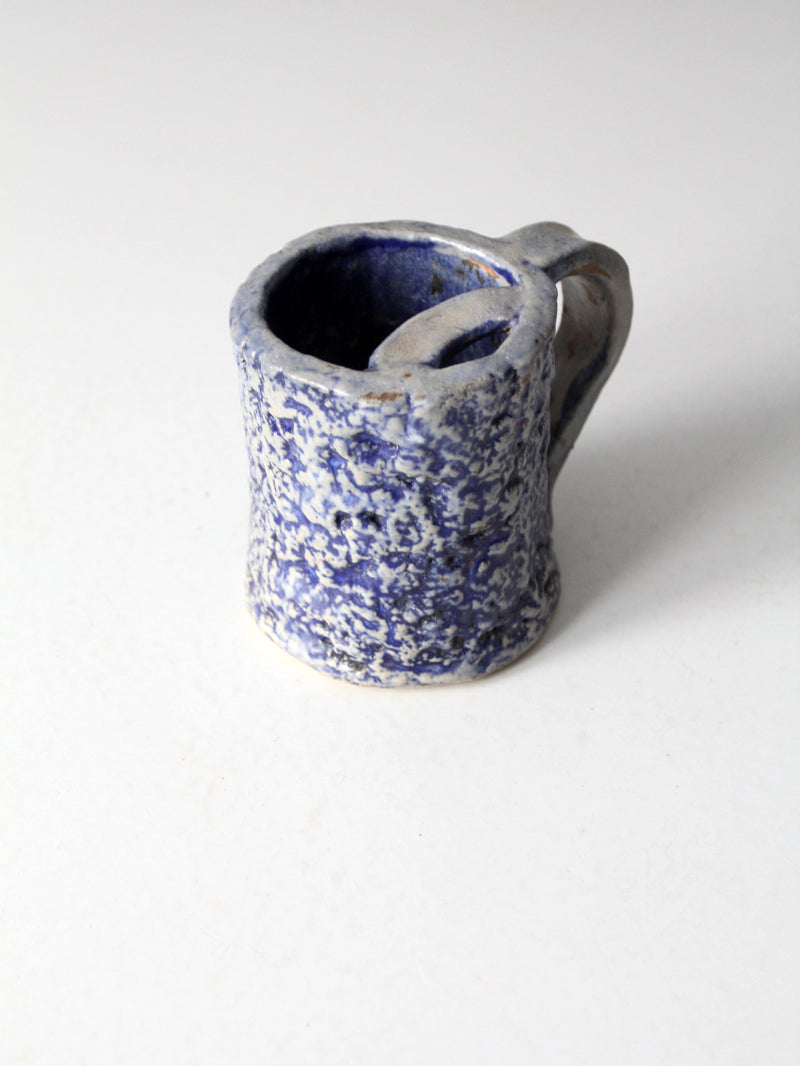 vintage studio pottery mug