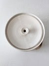 vintage studio pottery lidded bowl
