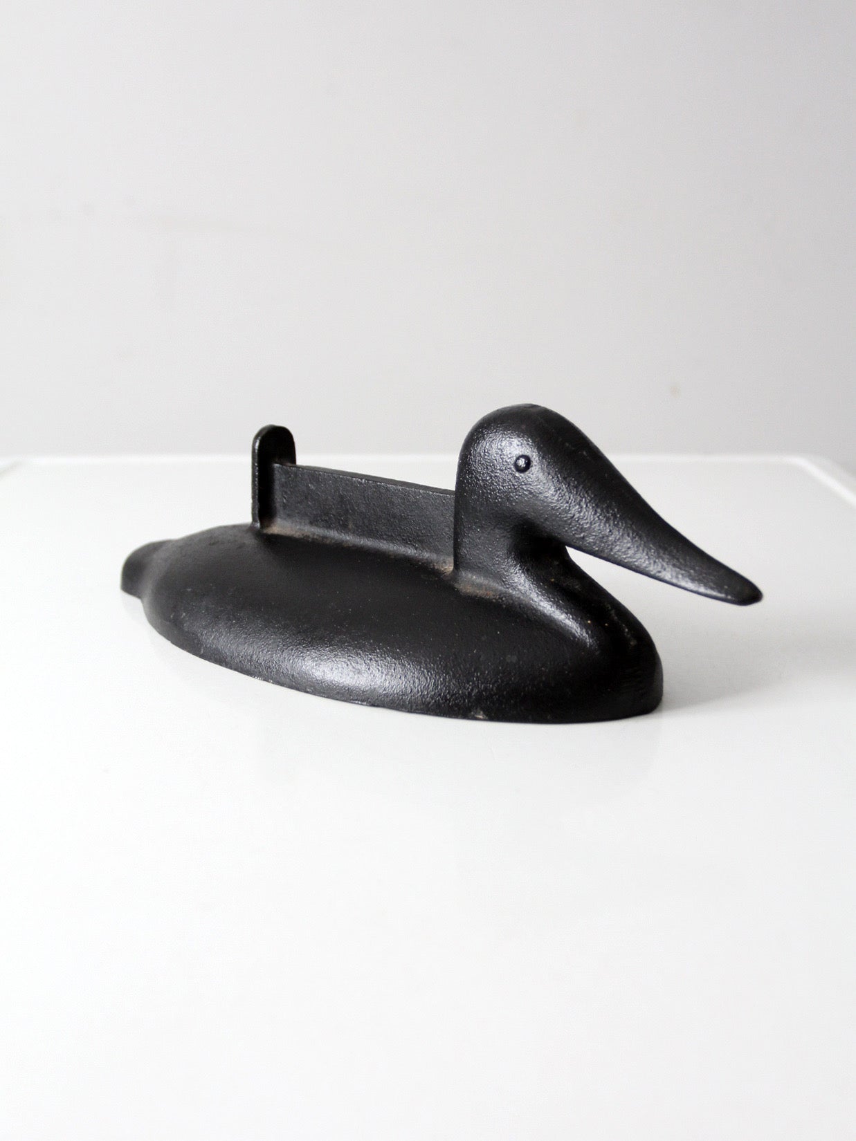 antique cast iron duck boot scraper