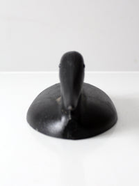 antique cast iron duck boot scraper