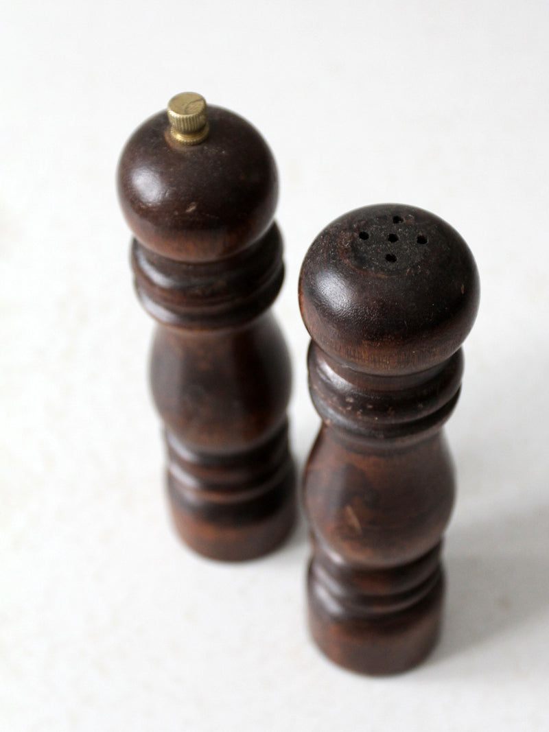 vintage salt & pepper mill set