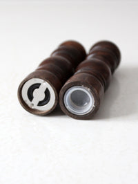 vintage salt & pepper mill set