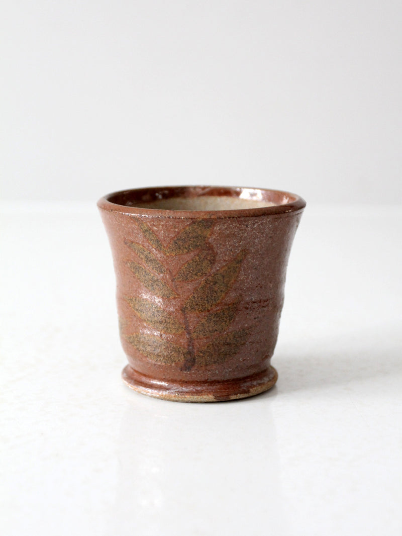 vintage studio pottery planter vase
