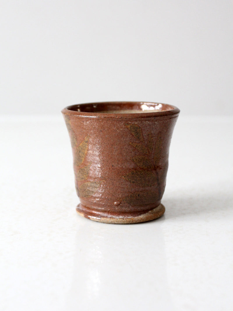 vintage studio pottery planter vase