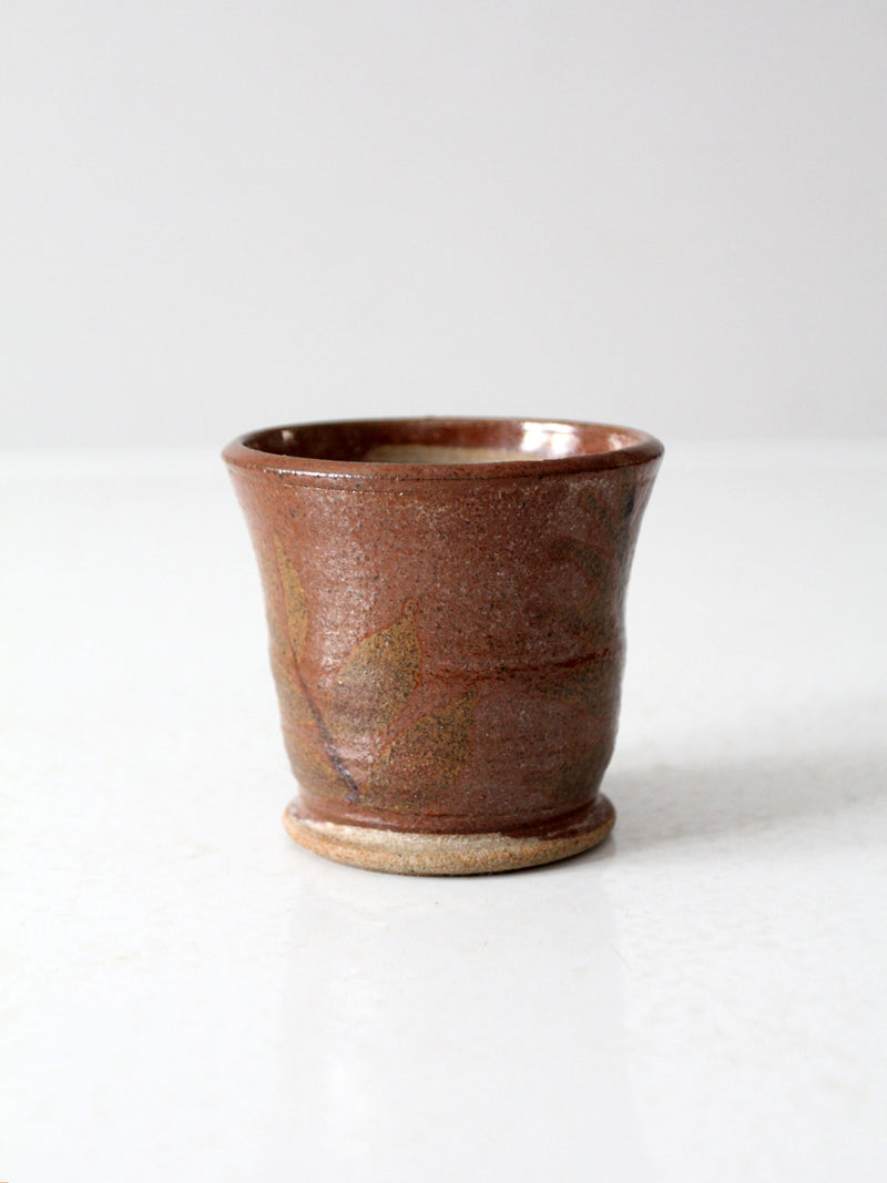 vintage studio pottery planter vase