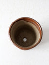 vintage studio pottery planter vase