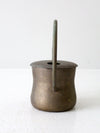 vintage brass watering can