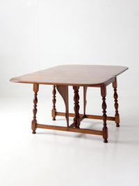 1940s American Chair Co drop leaf gateleg dining table
