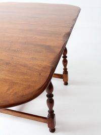 1940s American Chair Co drop leaf gateleg dining table