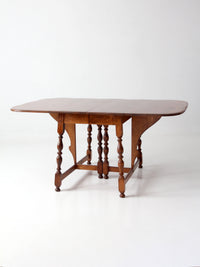 1940s American Chair Co drop leaf gateleg dining table