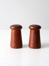 MCM wood salt & pepper shakes set