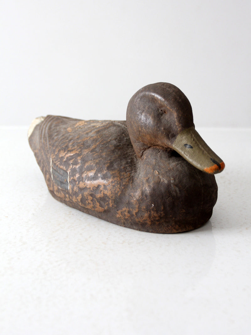 mid-century JC Higgins mallard hen decoy