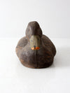 mid-century JC Higgins mallard hen decoy