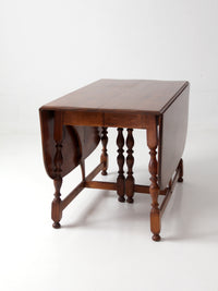 1940s American Chair Co drop leaf gateleg dining table