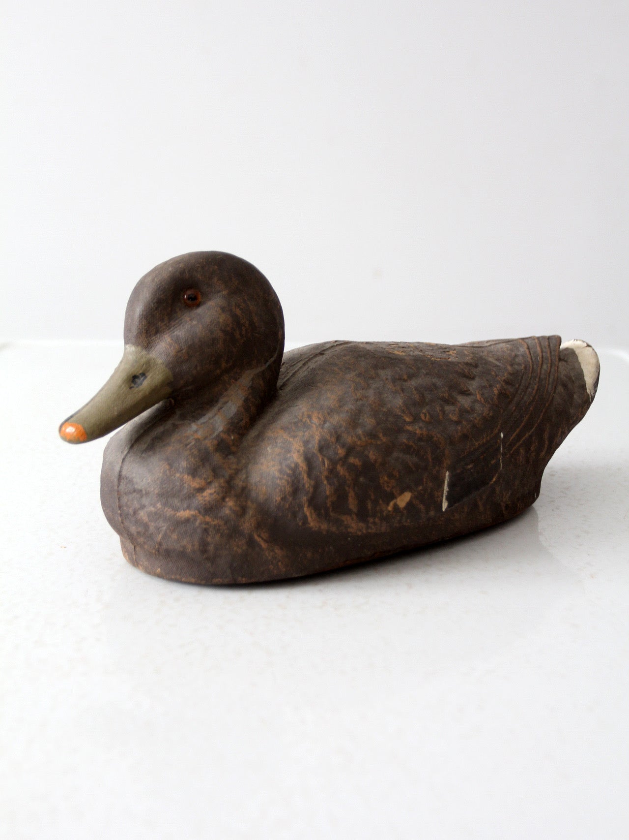 mid-century JC Higgins mallard hen decoy