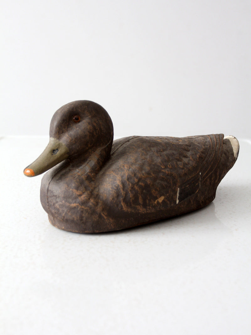 mid-century JC Higgins mallard hen decoy