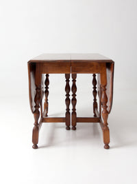1940s American Chair Co drop leaf gateleg dining table